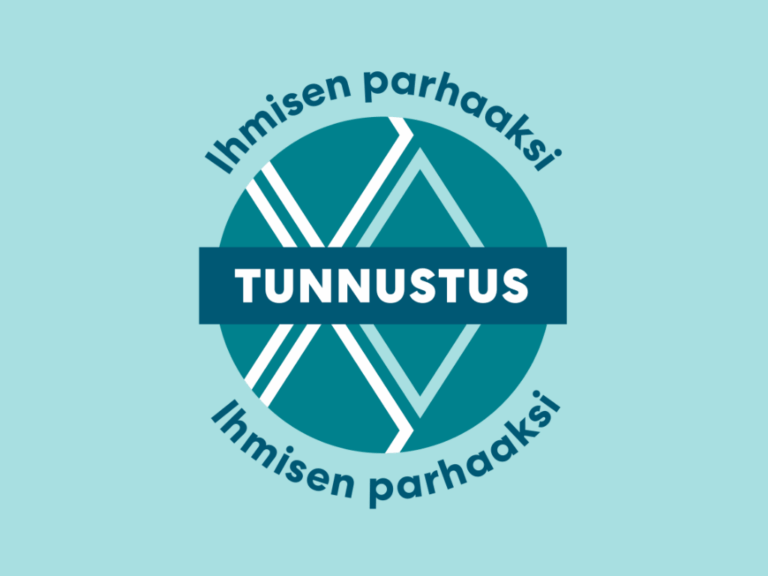 Ihmisen parhaaksi -tunnustus.